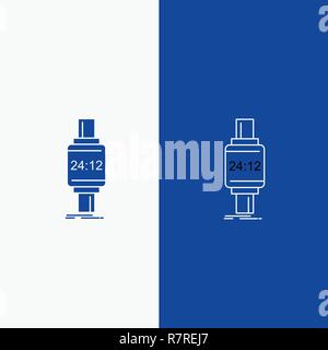 Watch Mobile Vertical Banner Design Design Vector Stock Vector