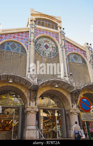 Central Market. Valencia. Comunidad Valenciana. Spain Stock Photo