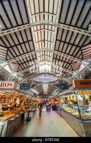 Central Market. Valencia. Comunidad Valenciana. Spain Stock Photo