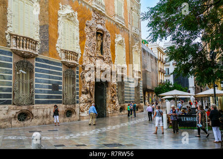 Marques de Dos Aguas Palace. Ceramics Museum. Valencia. Comunidad Valenciana. Spain Stock Photo