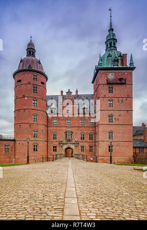 Medieval castle of Vallo Denmark Stock - Alamy
