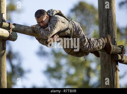 Army Ranger Ladder Man Army Ranger competitors from the 101st Airborne Division move a ...