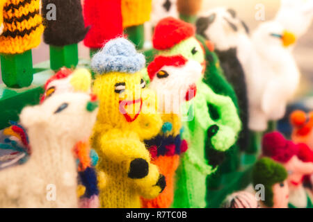 Funny finger puppets Stock Photo