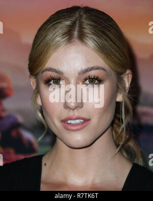 HOLLYWOOD, LOS ANGELES, CA, USA - NOVEMBER 28: Katherine McNamara at the Los Angeles Premiere Of Netflix's 'Mowgli: Legend Of The Jungle' held at ArcLight Cinema Hollywood on November 28, 2018 in Hollywood, Los Angeles, California, United States. (Photo by Xavier Collin/Image Press Agency) Stock Photo