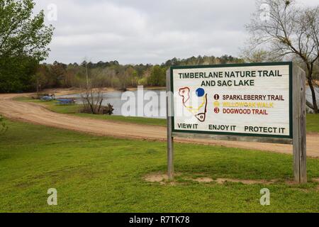 Sac Lake, located along Perimeter Road at Columbus Air Force Base ...