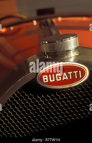 Bugatti Type 55 radiator and badge 1933 Stock Photo