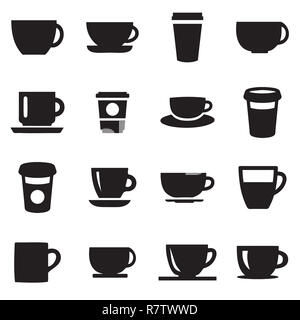 Drink Coffee cup icon simple Stock Photo