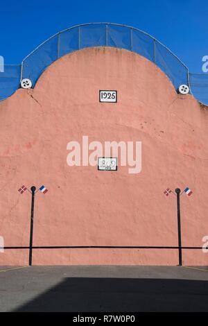 South West France. Main square in Marciac during August ...