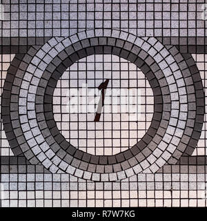 Number one floor mosaic. Misaic design, Mosaic Pattern Stock Photo