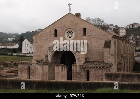 Old Monastery in the city of Guimarães, Portugal - Mosteiro Santa Clara a Velha Stock Photo