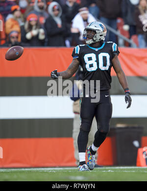 Cleveland Browns tight end Thomas Greaney (81) looks to make a block during  an NFL pre-season football game against the Washington Commanders, Friday,  Aug. 11, 2023, in Cleveland. (AP Photo/Kirk Irwin Stock