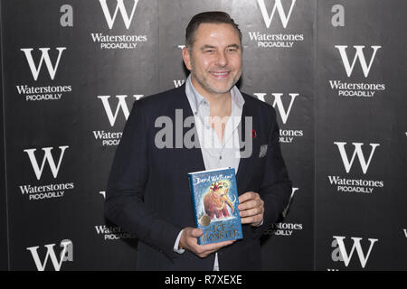 British comedian, author and Britain's Got Talent judge, David Walliams signs copies of his new children's book, 'The Ice Monster,' illustrated by Tony Ross, at Waterstones Piccadilly  Featuring: David Walliams Where: London, United Kingdom When: 10 Nov 2018 Credit: Luke Hannaford/WENN Stock Photo