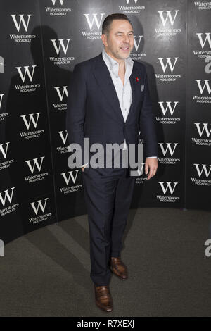 British comedian, author and Britain's Got Talent judge, David Walliams signs copies of his new children's book, 'The Ice Monster,' illustrated by Tony Ross, at Waterstones Piccadilly  Featuring: David Walliams Where: London, United Kingdom When: 10 Nov 2018 Credit: Luke Hannaford/WENN Stock Photo