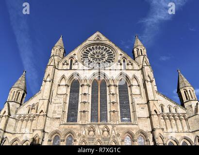 South Transept and Rose Window Stock Photo