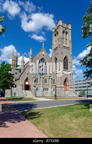 Canada, Quebec province, Montreal, Religious Heritage, the Museum of Masters and Artisans of Quebec installed in the former Saint Paul Presbyterian Church in Saint-Laurent Stock Photo