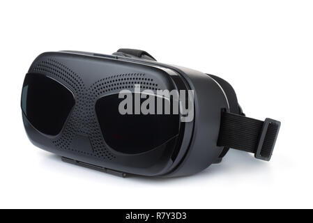 Virtual reality headset isolated on white Stock Photo