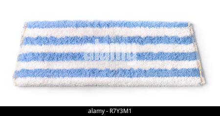 Top view of floor mop refill isolated on white Stock Photo