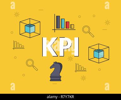 key performance indicator Stock Vector