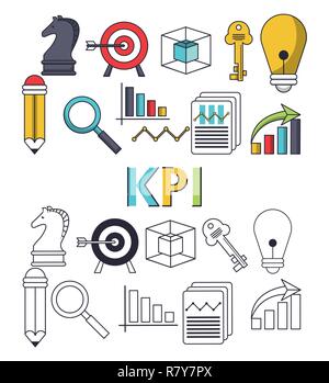 key performance indicator Stock Vector