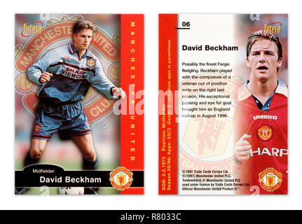 【人気総合】1997 Futera David Beckham Manchester United No 73 ベッカム　マンチェスターユナイテッド その他