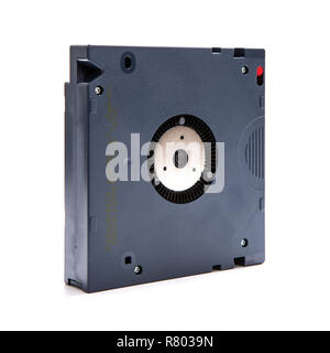SWINDON, UK - DECEMBER 12, 2018: Dell Ultrium 400GB/800GB LTO 2 DLT Tape on a white background Stock Photo