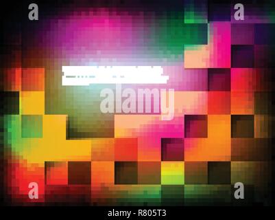Technology all colorful cubes vector with background Stock Vector