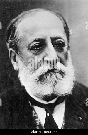 CAMILLE SAINT-SAËNS (1835-1921) French composer about 1905 Stock Photo