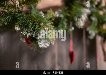 Cozy christmas decoration Stock Photo