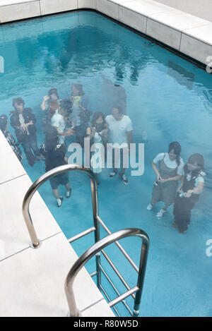 The Swimming Pool, by artist Leandro Erlich, permanently exhibited
