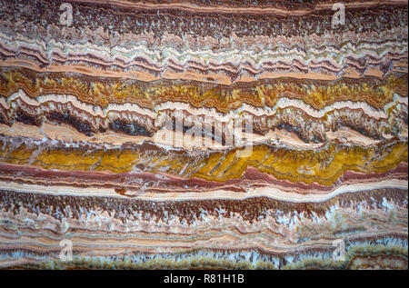 Color marble texture with zigzag pattern for interior background design. Stock Photo
