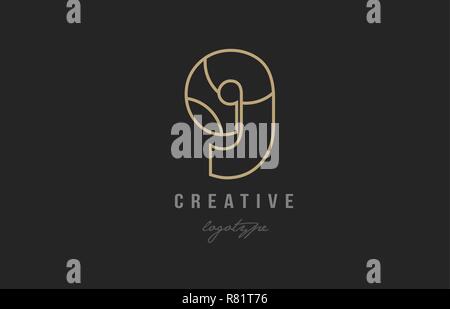 black and yellow gold alphabet letter ag a g logo combination design ...