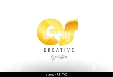 gold golden ES combination alphabet bold letter logo with dots. Joined ...