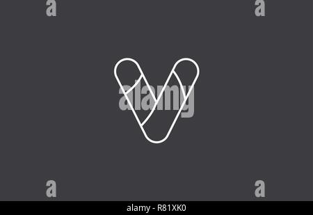 white black grey alphabet letter logo combination az a z design ...