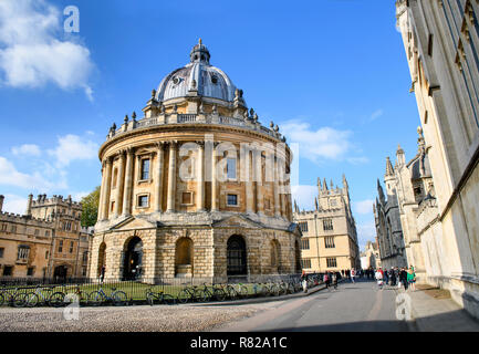 The Radcliffe Camera, reading room of the Bodleian Library at Oxford University, UK