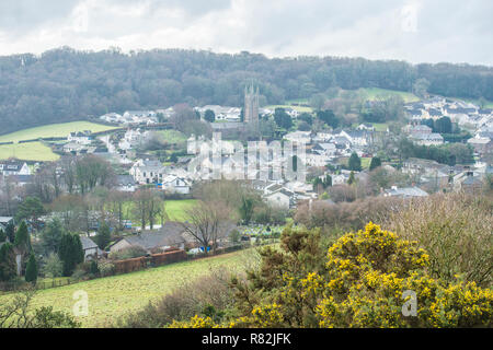 Lifon on Devon Cornwall border Stock Photo