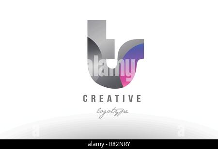 silver letter TS metal combination alphabet logo icon design with grey ...