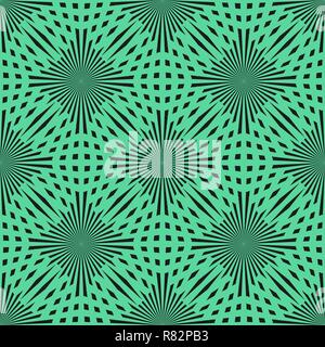 Vector green circle seamless pattern. Modern stylish texture. Repeating abstract background. eps10 Stock Vector