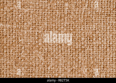 Rough canvas close up. Large macro texture and background with light center Stock Photo