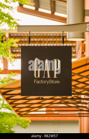 Gap Factory store sign at the Premium outlet mall in Orlando, Florida Stock Photo: 81017665 - Alamy