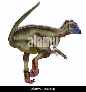 Hypsilophodon Dinosaur Tail - Hypsilophodon was a omnivorous ornithopod dinosaur that lived in England during the Cretaceous Period. Stock Photo