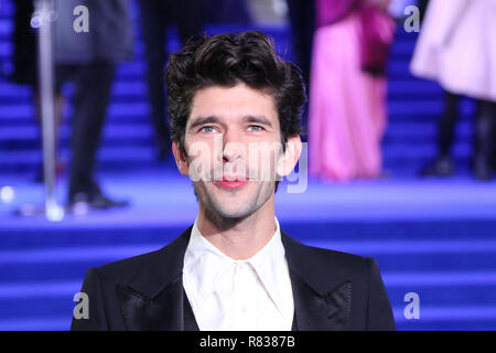 London, UK. 12th Dec 2018. Ben Whishaw, Mary Poppins Returns European Premiere, Royal Albert Hall, Kensington Gore, London, UK, 12 December 2018, Photo by Richard Goldschmidt Credit: Rich Gold/Alamy Live News Stock Photo