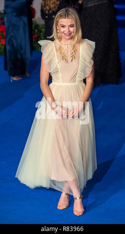 Georgia Toffolo attends the European Premiere of "Mary Poppins Returns