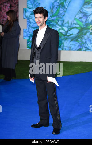 London, UK. December 12, 2018: Ben Whishaw at the UK premiere of 'Mary Poppins Returns' at the Royal Albert Hall, London. Picture: Steve Vas/Featureflash Credit: Paul Smith/Alamy Live News Stock Photo