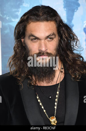 Hollywood, CA, USA. 12th Dec, 2018. 12 December 2018 - Hollywood, California - Jason Momoa. ''Aquaman'' Los Angeles Premiere held at TCL Chinese Theatre. Photo Credit: Birdie Thompson/AdMedia Credit: Birdie Thompson/AdMedia/ZUMA Wire/Alamy Live News Stock Photo