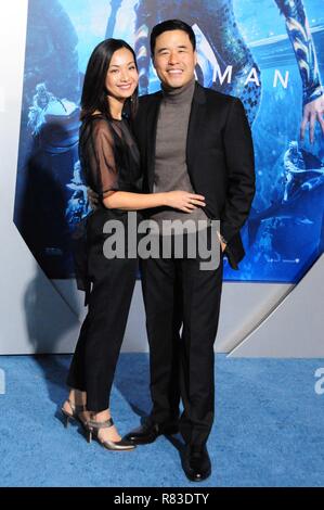 (L-R) Jae Suh and Randall Park at the Warner Bros Pictures' "Aquaman