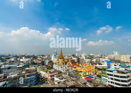 BANGKOK, THAILAND-Dec 1, 2018: Wat traimitr withayaram temple in Bangkok, Thailand Stock Photo