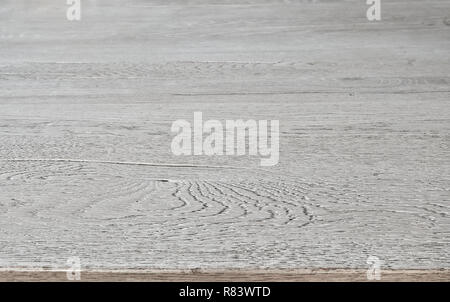 Big wooden table empty view in perspective. Ideal for background Stock Photo