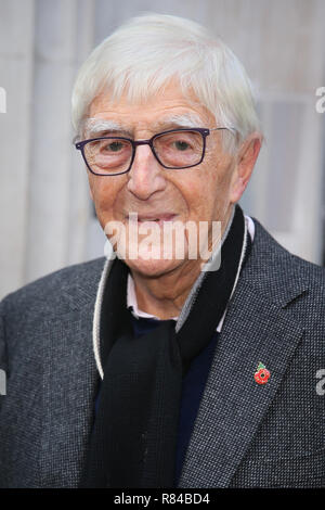 Michael Parkinson promoting his new book 'George Best: A Memoir' at BBC Radio Two Studios - London  Featuring: Michael Parkinson Where: London, United Kingdom When: 12 Nov 2018 Credit: WENN.com Stock Photo