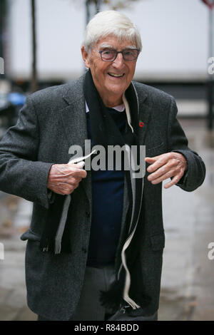 Michael Parkinson promoting his new book 'George Best: A Memoir' at BBC Radio Two Studios - London  Featuring: Michael Parkinson Where: London, United Kingdom When: 12 Nov 2018 Credit: WENN.com Stock Photo