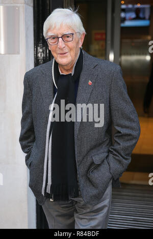 Michael Parkinson promoting his new book 'George Best: A Memoir' at BBC Radio Two Studios - London  Featuring: Michael Parkinson Where: London, United Kingdom When: 12 Nov 2018 Credit: WENN.com Stock Photo